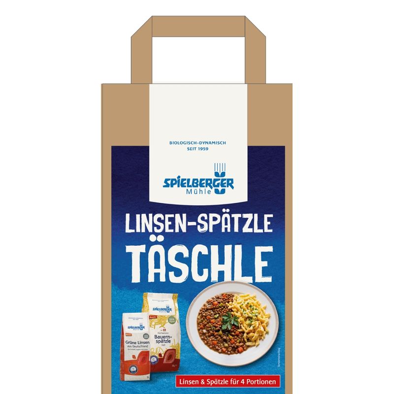 Spielberger Mühle Linsen-Spätzle Täschle - Produktbild