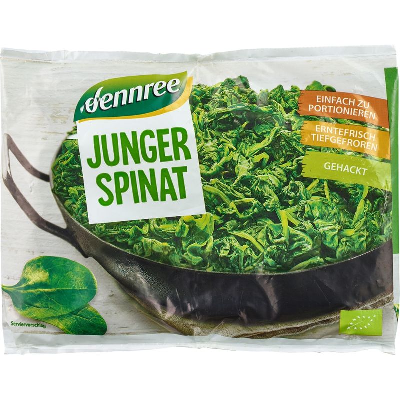 dennree Junger Spinat portioniert - Produktbild
