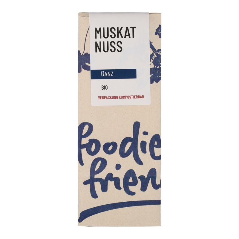 foodie & friends BIO Muskatnuss ganz Tüte - Produktbild