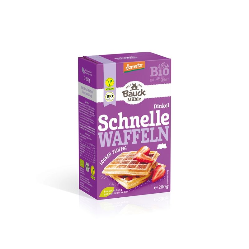 Bauck Mühle Dinkel Waffeln Demeter - Produktbild