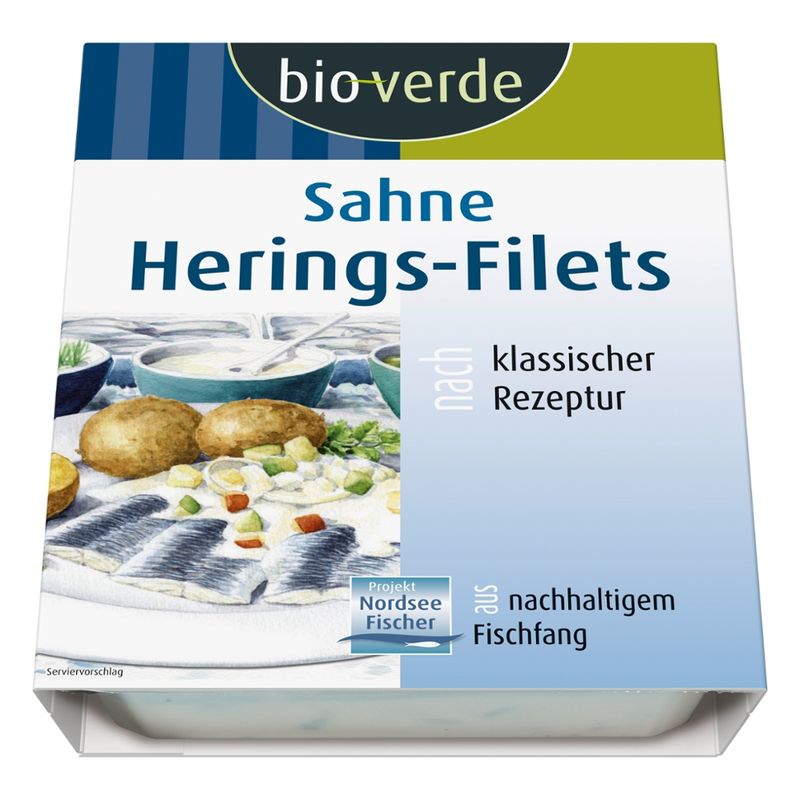bio-verde Sahne-Herings-Filets 350 g - Produktbild