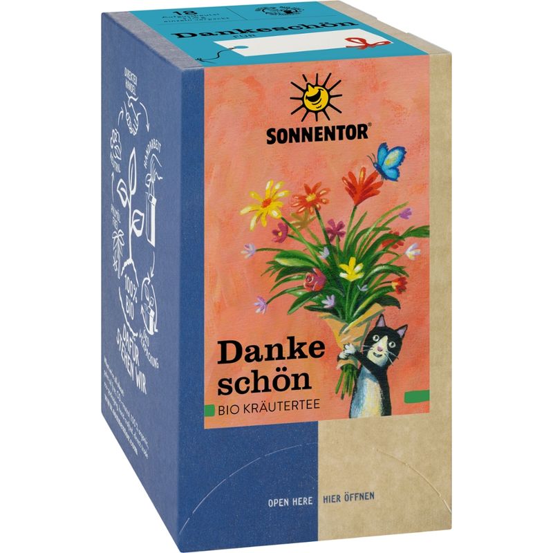 Sonnentor Dankeschön Kräutertee, Doppelkammerbeutel - Produktbild