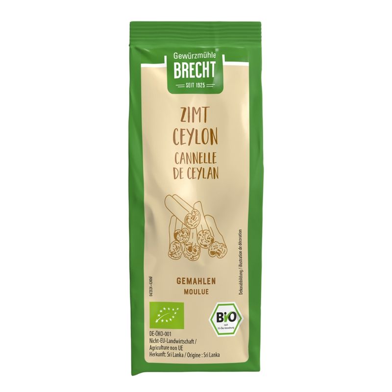 Gewürzmühle Brecht Zimt Ceylon gem. bio - NFB - Produktbild