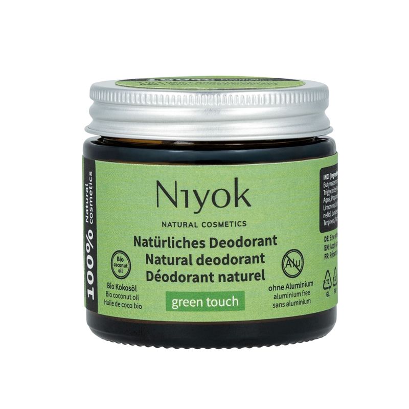 Niyok NIYOK - Crème Déodorante Anti-Transpirante 2 en 1 : Green Touch - Produktbild