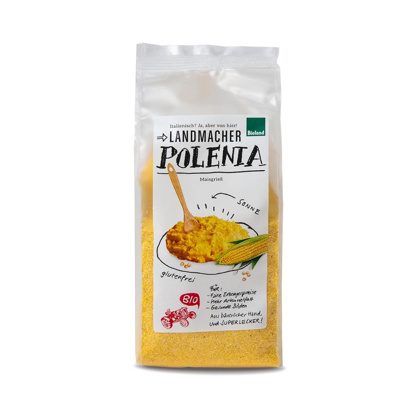 Landmacher Bio-Polenta-glutenfrei (500g), Bioland - Produktbild