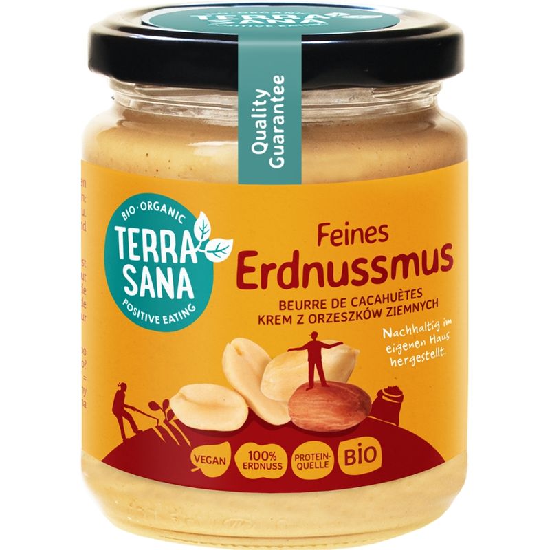 TerraSana Erdnussmus fein - Produktbild