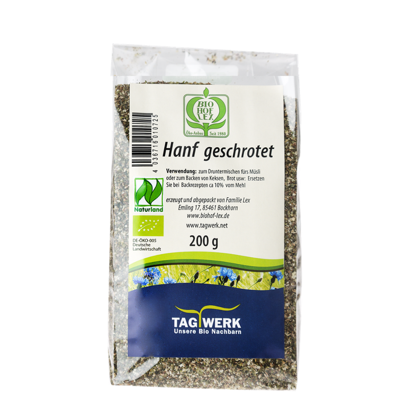 TAGWERK Hanfsamen geschrotet Biohof Lex - Produktbild