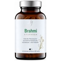 Bio Brahmi Pflanzenpulver, 60 Kapseln - Produktbild
