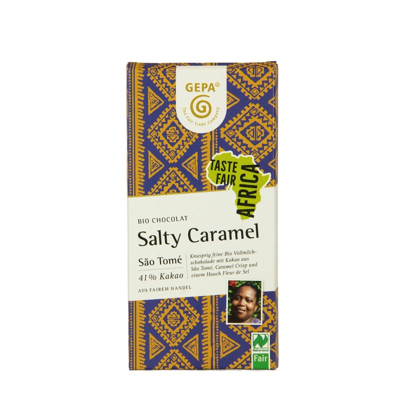 GEPA - The Fair Trade Company Bio Vollmilch Salty Caramel - Produktbild
