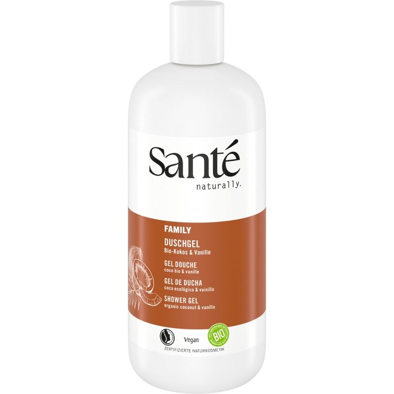 Sante FAMILY Duschgel Bio-Kokos & Vanille - Produktbild