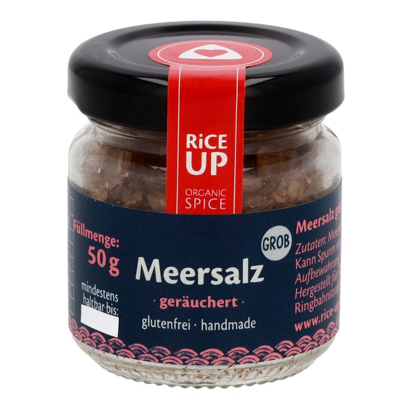 RiCE UP RiCE UP geräuchertes Salz - grob - Produktbild