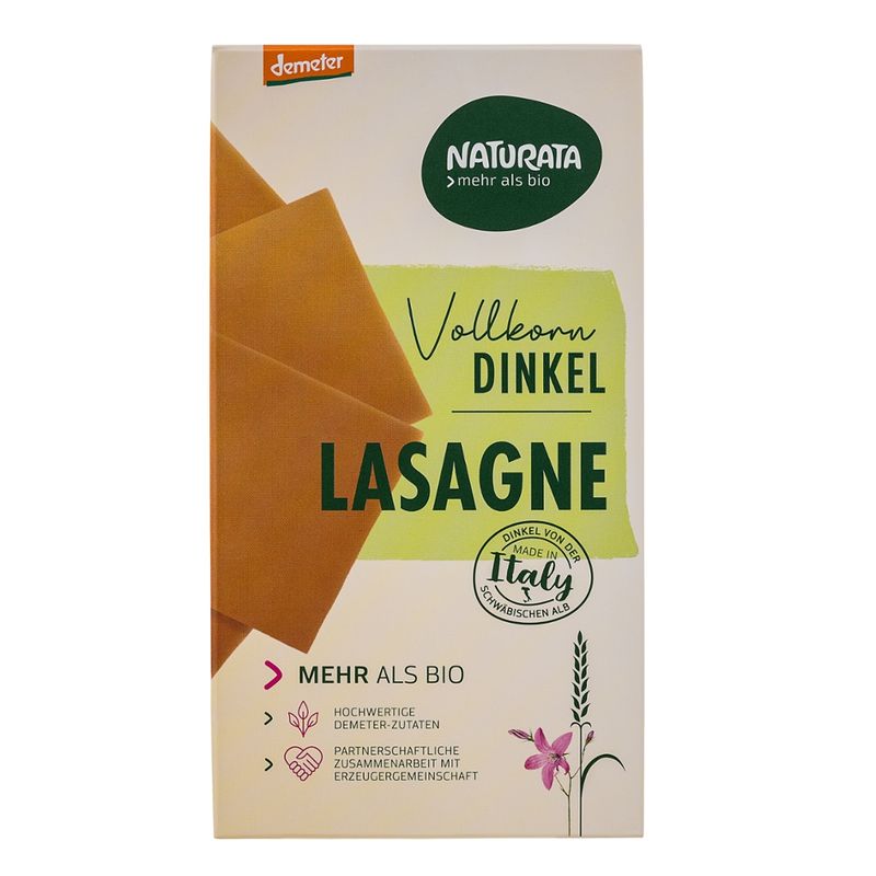 NATURATA Lasagne, Dinkelvollkorn - Produktbild