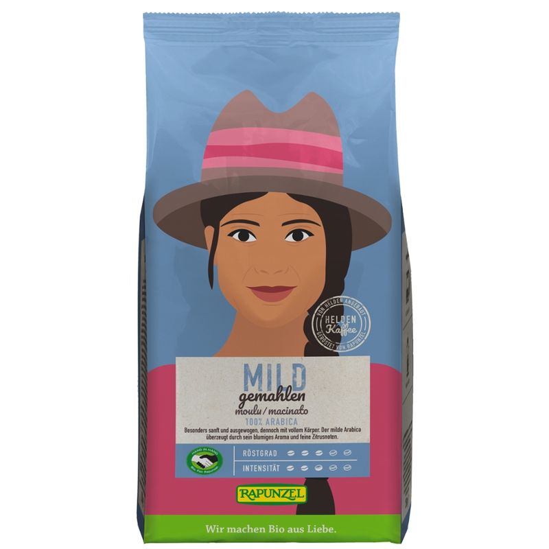 Rapunzel Heldenkaffee Mild, gemahlen HIH - Produktbild