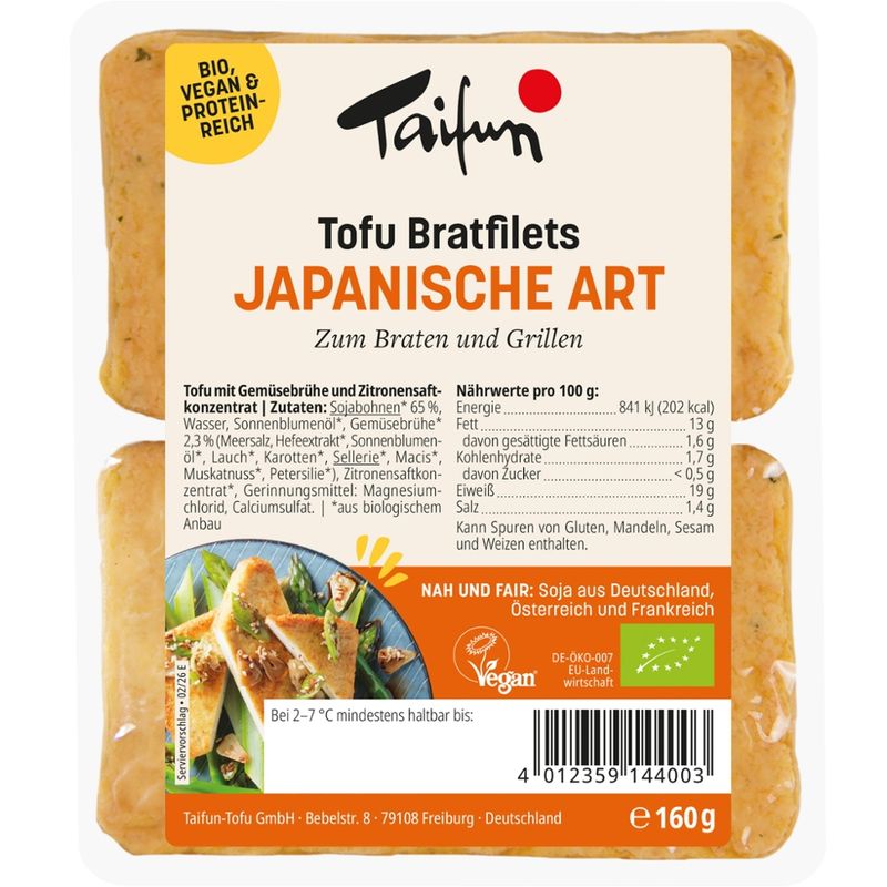 Taifun Tofu Bratfilets Japanische Art - Produktbild