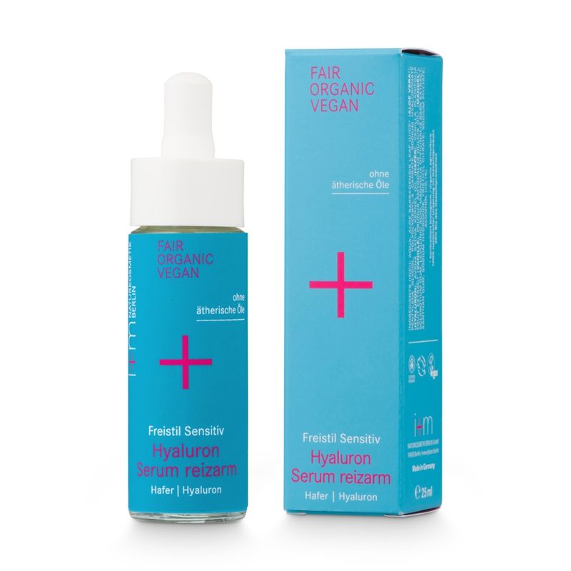 i+m NATURKOSMETIK BERLIN i+m Freistil Sensitiv Hyaluron Serum reizarm - Produktbild