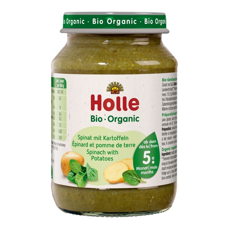 Holle  Spinat mit Kartoffeln - Produktbild