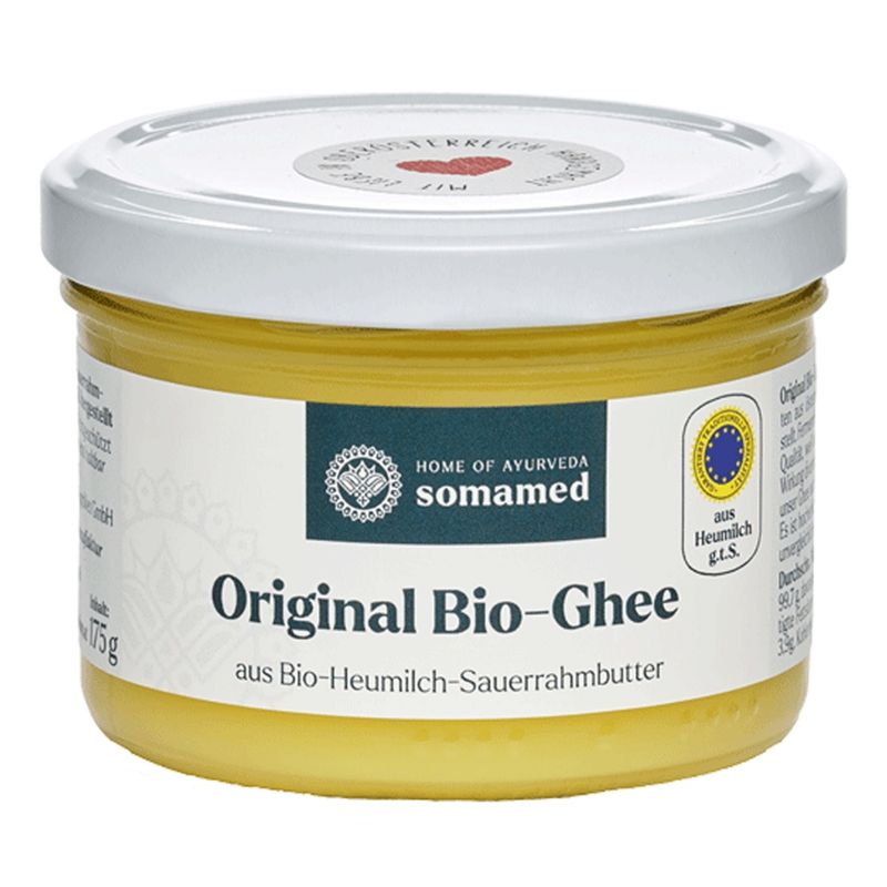Home of Ayurveda somamed GHEE BUTTER original Ayurveda kbA 175g Somamed - Produktbild