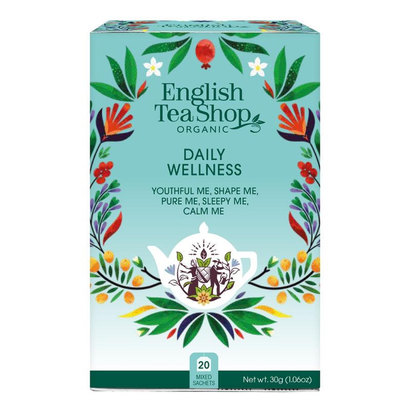 English Tea Shop English Tea Shop - Daily Wellness Tee-Kollektion, BIO, 20 Teebeutel, 5 Sorten - Produktbild