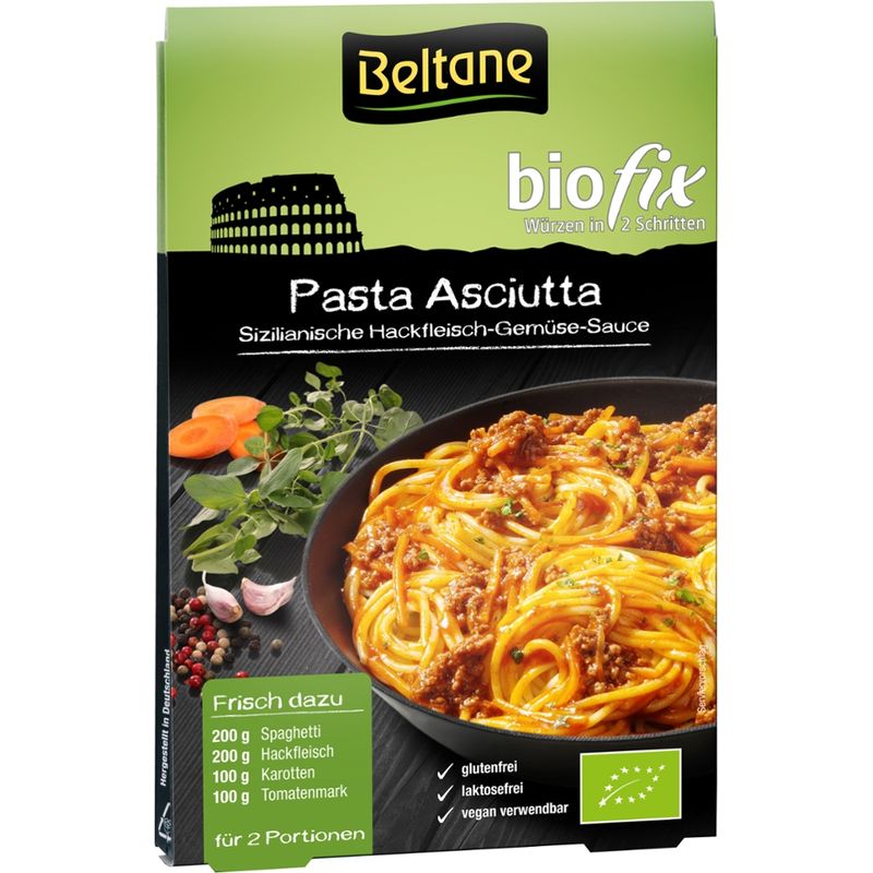 Beltane Beltane Biofix Pasta Asciutta, vegan, glutenfrei, lactosefrei - Produktbild