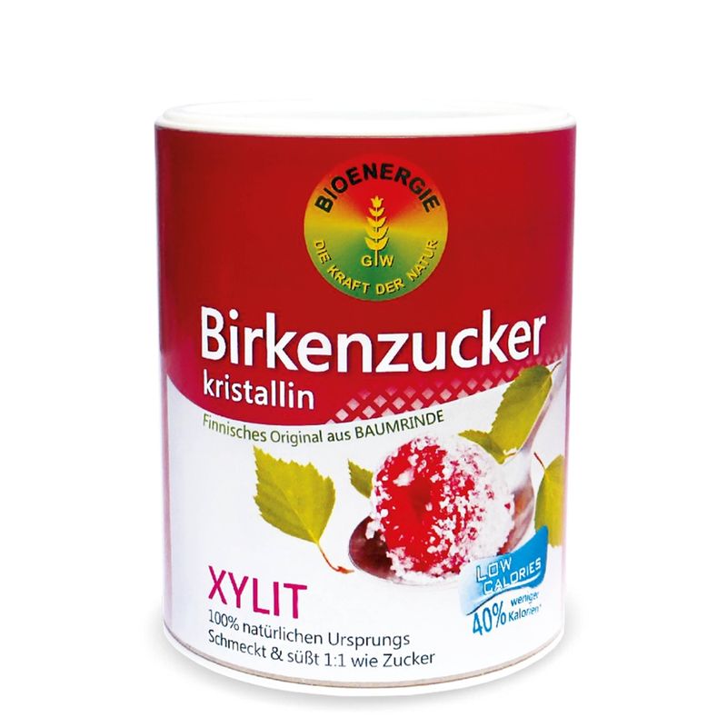 BIOENERGIE BIRKENZUCKER, Xylit kristallin, aus Finnland, kalorienarmer Zuckerersatz - Produktbild