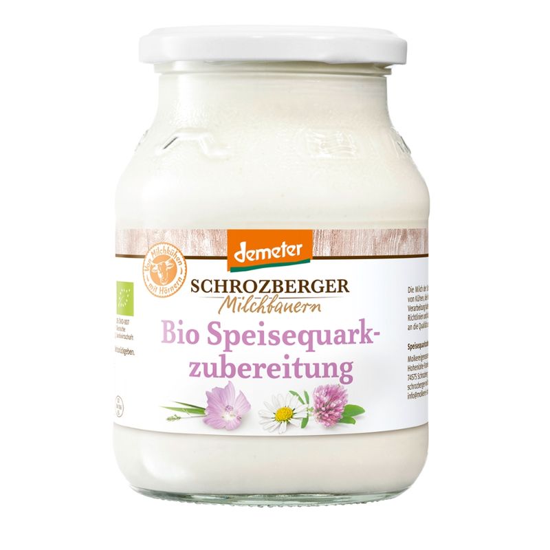 Schrozberger Milchbauern demeter Speisequarkzubereitung Magerstufe - Produktbild