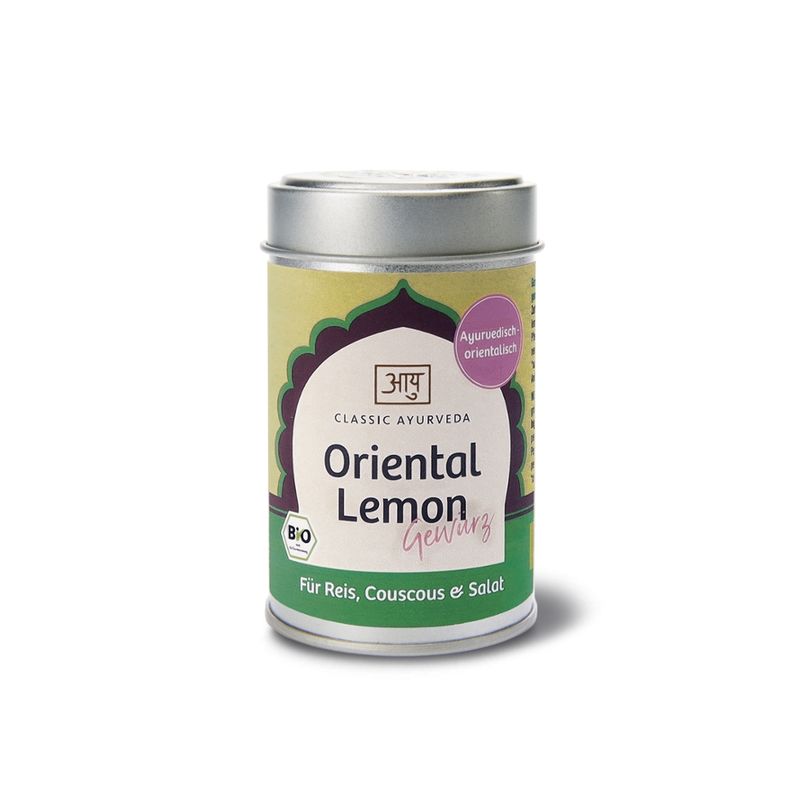 Classic Ayurveda Oriental Lemon Garden Gewürzmischung, bio, 50 g - Produktbild