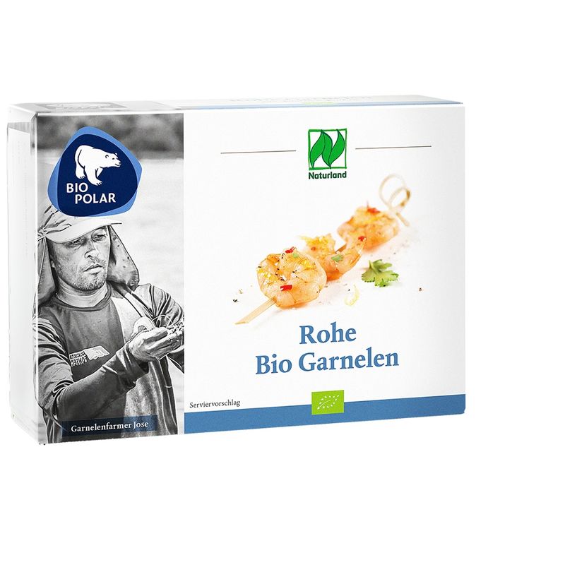 Biopolar Rohe Bio Garnelen, Naturland zertifiziert, 150 g - Produktbild