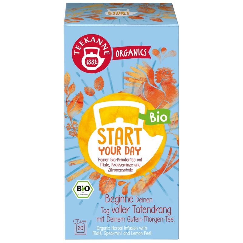 Teekanne Organics Start Your Day 6x20 - Produktbild