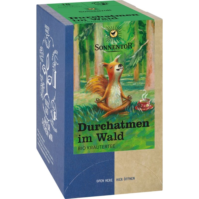 Sonnentor Durchatmen im Wald Tee, Doppelkammerbeutel - Produktbild