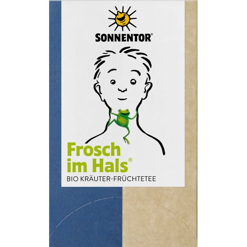 Sonnentor Frosch im Hals® Tee Wieder gut!®, Doppelkammerbeutel - Produktbild