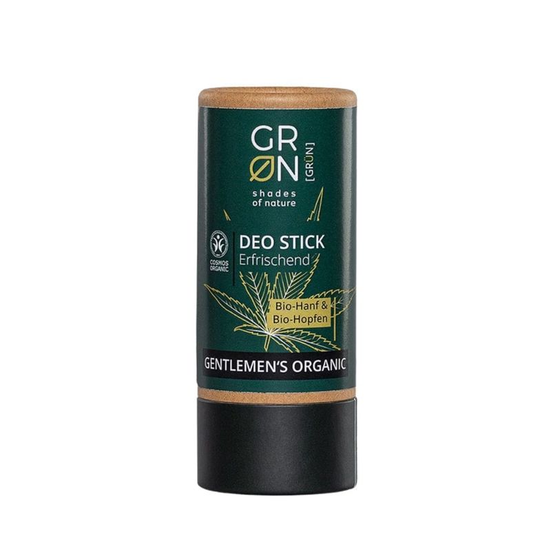 GRN GRN [GRÜN] Deo Stick Erfrischend Bio-Hanf & Bio- Hopfen - Gentlemen's Organic - Produktbild