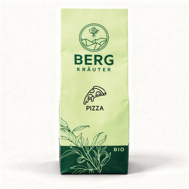Bergkräuter Bergkräuter BIO Pizzagewürz 40g - Produktbild