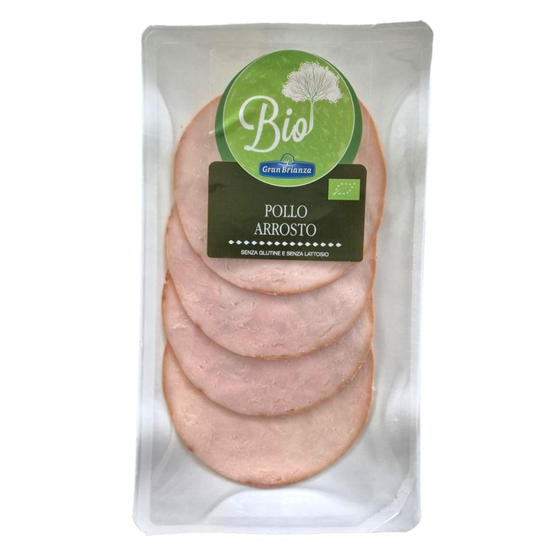 GRAN BRIANZA Aff.Pollo Arr.BIO 55g 5pz EcoP - Produktbild