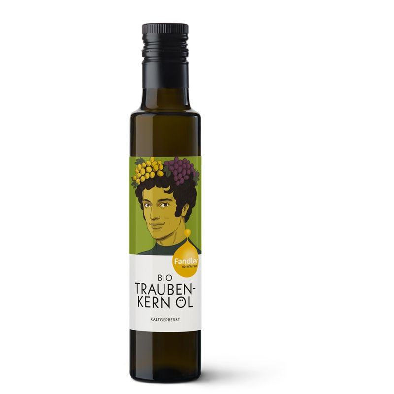 Ölmühle Fandler Fandler Bio-Traubenkernöl kaltgepresst, 250 ml - Produktbild