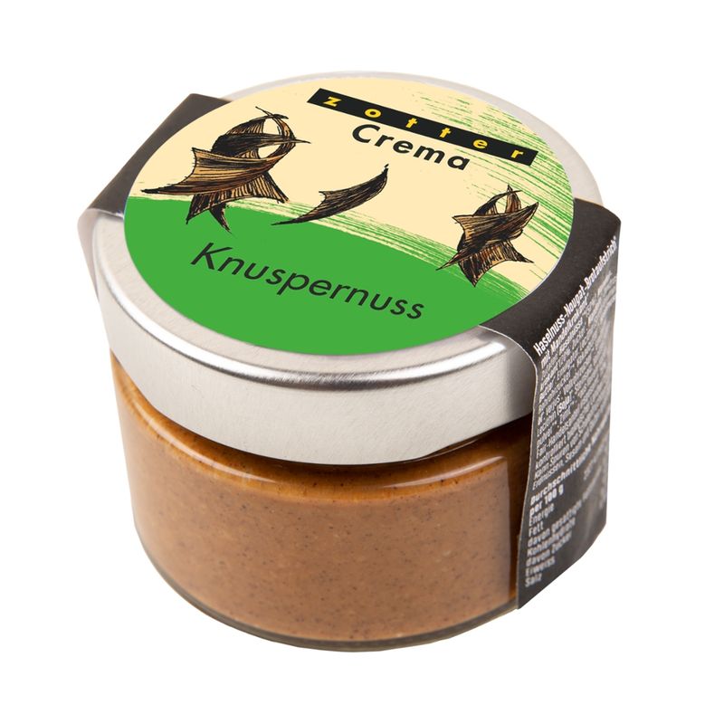 Zotter Schokolade zotter Crema Knuspernuss - Produktbild