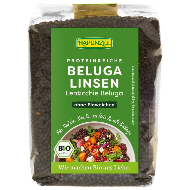 Rapunzel Beluga Linsen schwarz - Produktbild