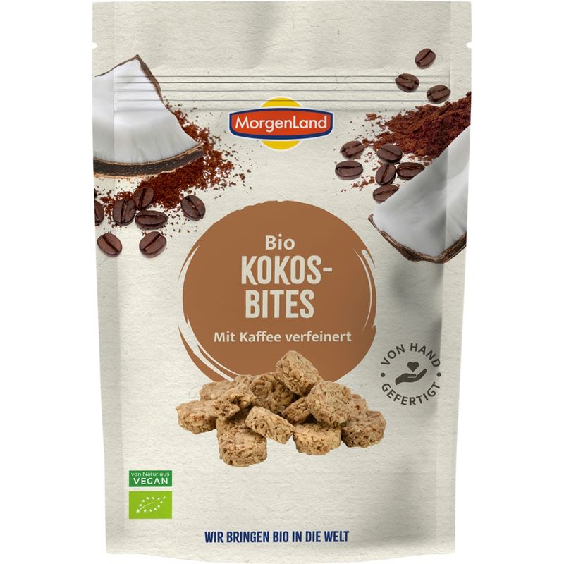 MorgenLand Bio Kokos Bites Kaffee - Produktbild