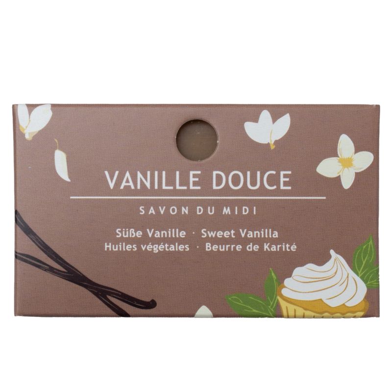 Savon du Midi Winter / X-MAS Edition Seife mit Karité Butter Vanille Douce/Süße Vanille/Sweet Vanilla 100g ZeroPlastic im Designkarton - Produktbild