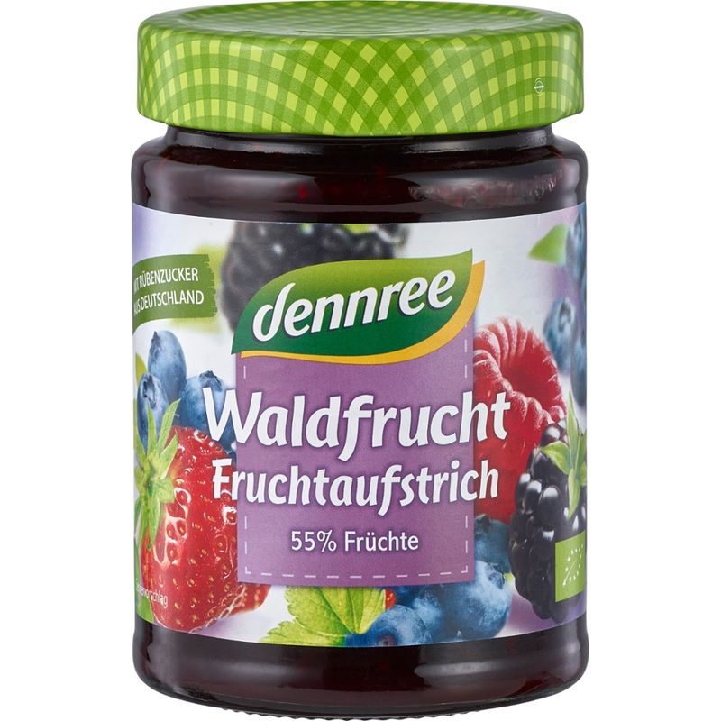 dennree Fruchtaufstrich Waldfrucht - Produktbild