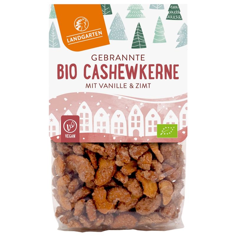 Landgarten Bio gebrannte Cashewkerne 150g - Produktbild