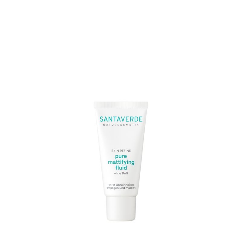 Santaverde TESTER pure mattifying fluid ohne Duft - Produktbild