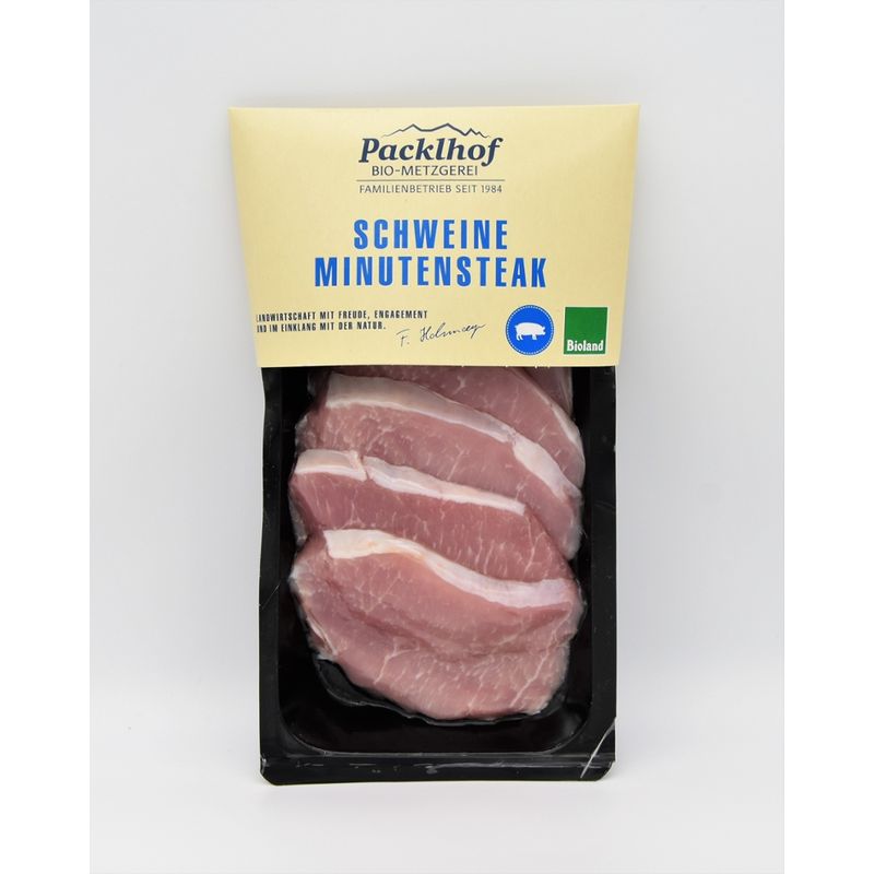 Packlhof Schweineminutensteak 4stk ca. Gewicht SKIN/SB - Produktbild