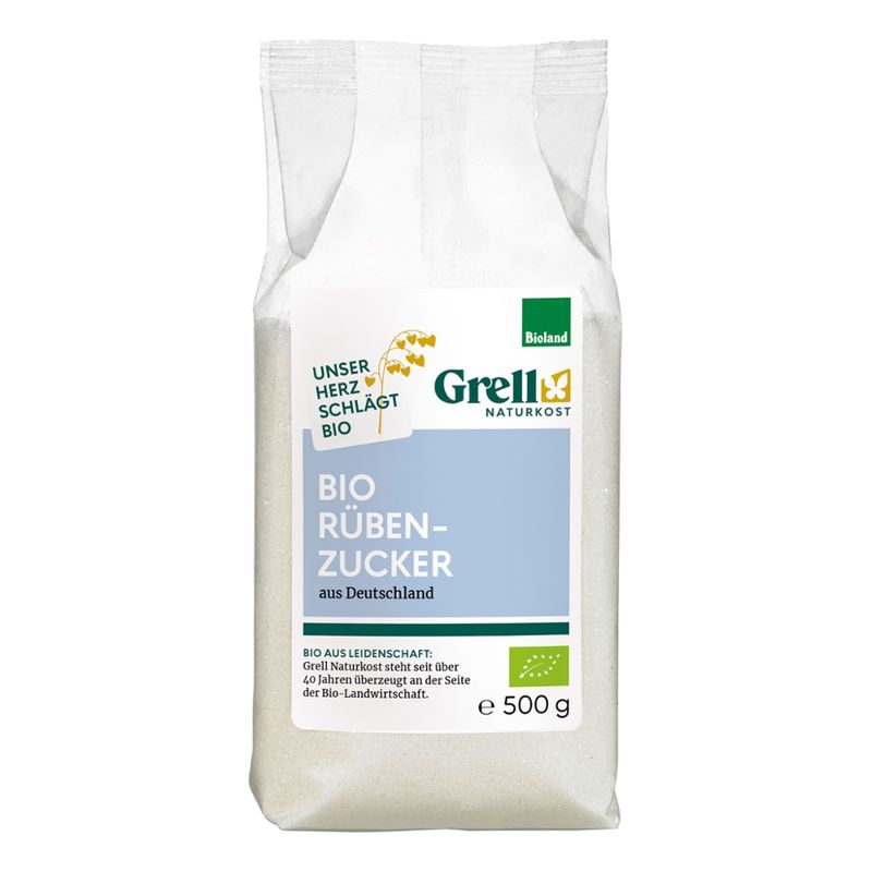 Grell Naturkost Rübenzucker aus Deutschland, Bioland - Produktbild
