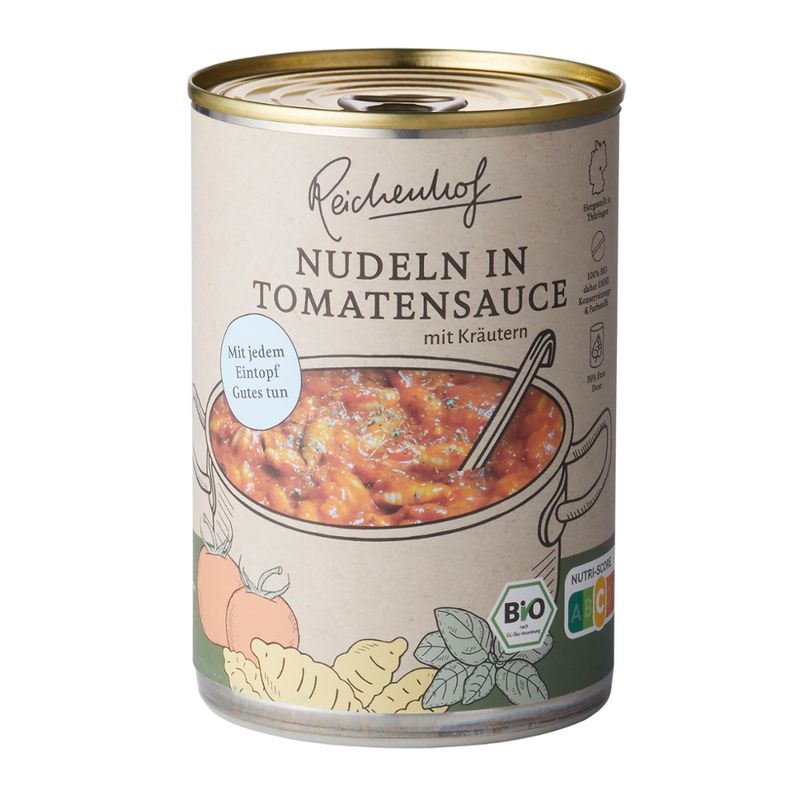 Reichenhof Reichenhof Bio Nudeln in Tomatensauce mit Kräutern - Produktbild