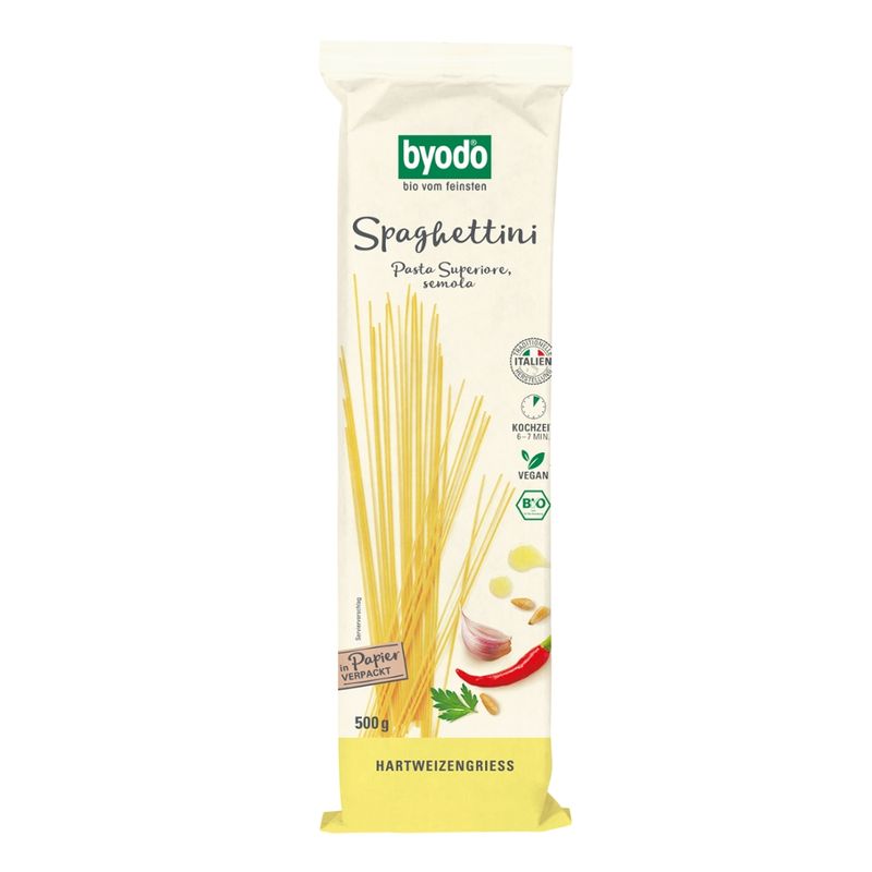 Byodo Byodo Spaghettini, 500g - Produktbild