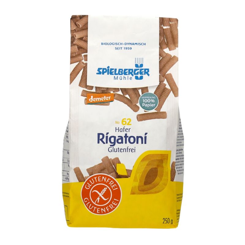 Spielberger Mühle Hafer Rigatoni, glutenfrei, demeter - Produktbild