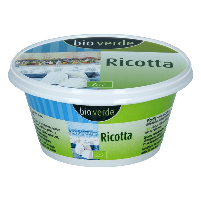 bio-verde Ricotta Italienischer Bio-Molkenkäse 250 g - Produktbild