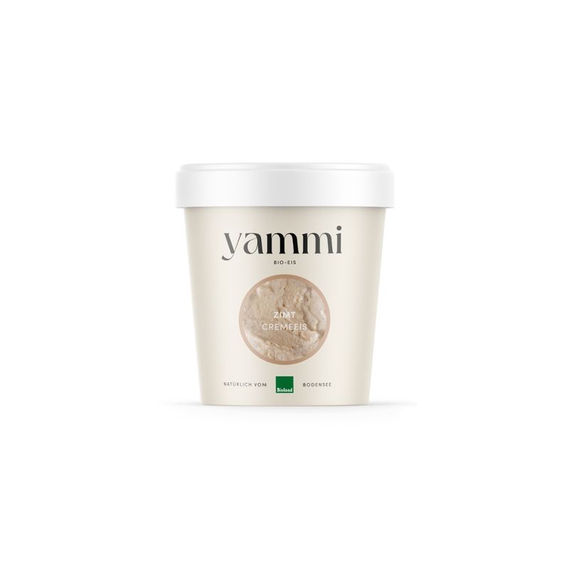yammi BIO-EIS Zimt Cremeeis, Familienbecher - Produktbild