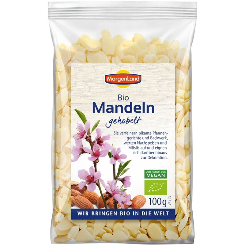 MorgenLand Bio Mandeln gehobelt - Produktbild