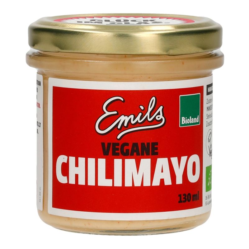 Emils Biomanufaktur vegane Bioland Chili Mayo 130 ml - Produktbild
